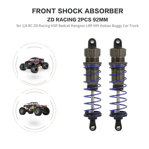 MagiDeal 4pc 1:10 RC Truck Front Shock Absorbers Metal for ZD Racing HSP Car